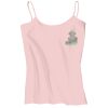 Juniors 1x1 Rib Spaghetti Strap Tank Thumbnail