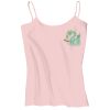 Juniors 1x1 Rib Spaghetti Strap Tank Thumbnail