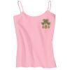 Juniors 1x1 Rib Spaghetti Strap Tank Thumbnail
