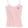 Juniors 1x1 Rib Spaghetti Strap Tank Thumbnail