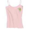 Juniors 1x1 Rib Spaghetti Strap Tank Thumbnail