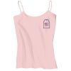 Juniors 1x1 Rib Spaghetti Strap Tank Thumbnail