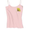 Juniors 1x1 Rib Spaghetti Strap Tank Thumbnail