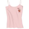 Juniors 1x1 Rib Spaghetti Strap Tank Thumbnail