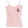Juniors 1x1 Rib Spaghetti Strap Tank Thumbnail