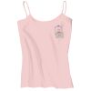 Juniors 1x1 Rib Spaghetti Strap Tank Thumbnail