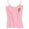 Juniors 1x1 Rib Spaghetti Strap Tank Thumbnail