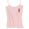 Juniors 1x1 Rib Spaghetti Strap Tank Thumbnail
