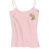 Juniors 1x1 Rib Spaghetti Strap Tank Thumbnail