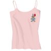 Juniors 1x1 Rib Spaghetti Strap Tank Thumbnail