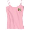 Juniors 1x1 Rib Spaghetti Strap Tank Thumbnail