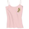 Juniors 1x1 Rib Spaghetti Strap Tank Thumbnail