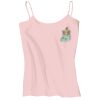 Juniors 1x1 Rib Spaghetti Strap Tank Thumbnail