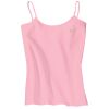 Juniors 1x1 Rib Spaghetti Strap Tank Thumbnail