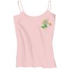 Juniors 1x1 Rib Spaghetti Strap Tank Thumbnail