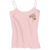 Juniors 1x1 Rib Spaghetti Strap Tank Thumbnail