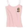 Juniors 1x1 Rib Spaghetti Strap Tank Thumbnail