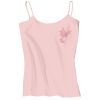 Juniors 1x1 Rib Spaghetti Strap Tank Thumbnail