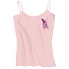 Juniors 1x1 Rib Spaghetti Strap Tank Thumbnail