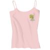 Juniors 1x1 Rib Spaghetti Strap Tank Thumbnail