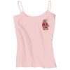 Juniors 1x1 Rib Spaghetti Strap Tank Thumbnail