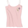 Juniors 1x1 Rib Spaghetti Strap Tank Thumbnail