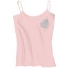 Juniors 1x1 Rib Spaghetti Strap Tank Thumbnail