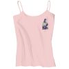 Juniors 1x1 Rib Spaghetti Strap Tank Thumbnail