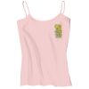 Juniors 1x1 Rib Spaghetti Strap Tank Thumbnail