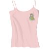 Juniors 1x1 Rib Spaghetti Strap Tank Thumbnail