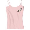 Juniors 1x1 Rib Spaghetti Strap Tank Thumbnail
