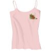 Juniors 1x1 Rib Spaghetti Strap Tank Thumbnail