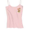 Juniors 1x1 Rib Spaghetti Strap Tank Thumbnail