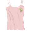 Juniors 1x1 Rib Spaghetti Strap Tank Thumbnail