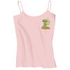 Juniors 1x1 Rib Spaghetti Strap Tank Thumbnail