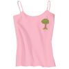 Juniors 1x1 Rib Spaghetti Strap Tank Thumbnail