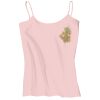 Juniors 1x1 Rib Spaghetti Strap Tank Thumbnail