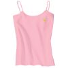 Juniors 1x1 Rib Spaghetti Strap Tank Thumbnail