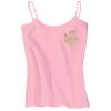 Juniors 1x1 Rib Spaghetti Strap Tank Thumbnail