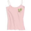 Juniors 1x1 Rib Spaghetti Strap Tank Thumbnail