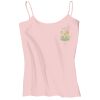 Juniors 1x1 Rib Spaghetti Strap Tank Thumbnail