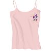 Juniors 1x1 Rib Spaghetti Strap Tank Thumbnail