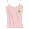 Juniors 1x1 Rib Spaghetti Strap Tank Thumbnail