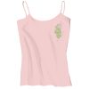 Juniors 1x1 Rib Spaghetti Strap Tank Thumbnail