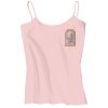 Juniors 1x1 Rib Spaghetti Strap Tank Thumbnail