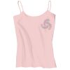 Juniors 1x1 Rib Spaghetti Strap Tank Thumbnail