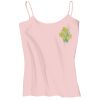 Juniors 1x1 Rib Spaghetti Strap Tank Thumbnail