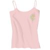Juniors 1x1 Rib Spaghetti Strap Tank Thumbnail
