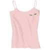 Juniors 1x1 Rib Spaghetti Strap Tank Thumbnail