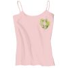 Juniors 1x1 Rib Spaghetti Strap Tank Thumbnail